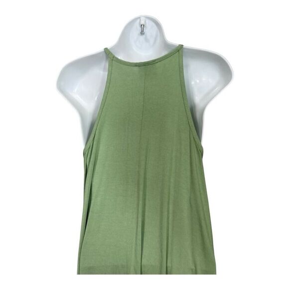Olivia Rae New York Dress Women Size S Sleeveless Green Maxi - Picture 5 of 6
